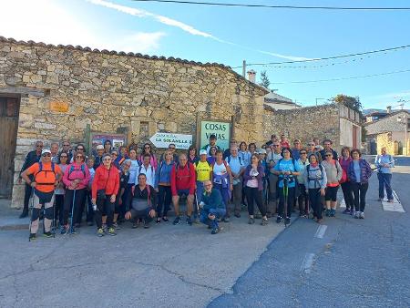 Imagen Más de sesenta personas obtienen el sello de la Diputación que acredita haber completado la tercera etapa del Camino de San Frutos